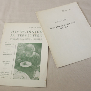 H. Karström Raittiiksi ravinnon avulla, Hyvinvointiin ja terveyteen oikean ravinnon avulla